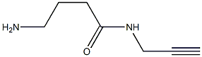 4-amino-N-prop-2-ynylbutanamide 구조식 이미지