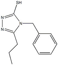 4-benzyl-5-propyl-4H-1,2,4-triazole-3-thiol Structure
