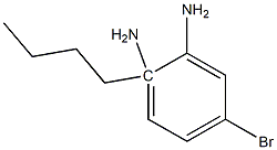 4-bromo-1-N-butylbenzene-1,2-diamine 구조식 이미지