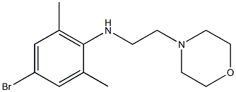 4-bromo-2,6-dimethyl-N-[2-(morpholin-4-yl)ethyl]aniline 구조식 이미지