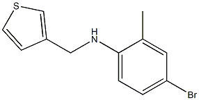 4-bromo-2-methyl-N-(thiophen-3-ylmethyl)aniline 구조식 이미지
