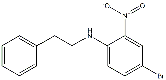 4-bromo-2-nitro-N-(2-phenylethyl)aniline 구조식 이미지