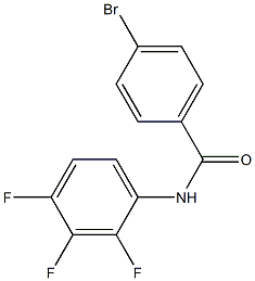 4-bromo-N-(2,3,4-trifluorophenyl)benzamide 구조식 이미지