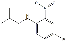 4-bromo-N-(2-methylpropyl)-2-nitroaniline 구조식 이미지