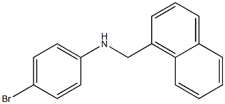 4-bromo-N-(naphthalen-1-ylmethyl)aniline 구조식 이미지