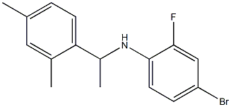 4-bromo-N-[1-(2,4-dimethylphenyl)ethyl]-2-fluoroaniline 구조식 이미지