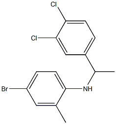 4-bromo-N-[1-(3,4-dichlorophenyl)ethyl]-2-methylaniline 구조식 이미지
