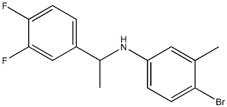 4-bromo-N-[1-(3,4-difluorophenyl)ethyl]-3-methylaniline 구조식 이미지