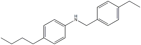 4-butyl-N-[(4-ethylphenyl)methyl]aniline Structure