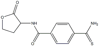 4-carbamothioyl-N-(2-oxooxolan-3-yl)benzamide Structure