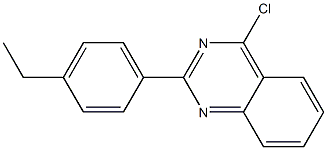 4-chloro-2-(4-ethylphenyl)quinazoline Structure