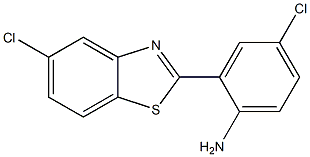 4-chloro-2-(5-chloro-1,3-benzothiazol-2-yl)aniline Structure