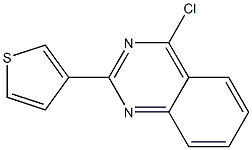 4-chloro-2-(thiophen-3-yl)quinazoline Structure