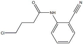 4-chloro-N-(2-cyanophenyl)butanamide 구조식 이미지