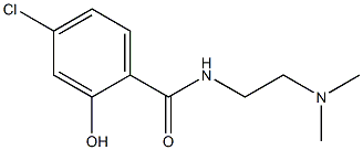 4-chloro-N-[2-(dimethylamino)ethyl]-2-hydroxybenzamide Structure