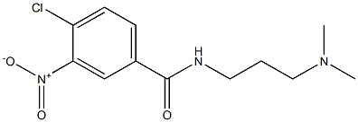 4-chloro-N-[3-(dimethylamino)propyl]-3-nitrobenzamide Structure