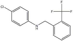 4-chloro-N-{[2-(trifluoromethyl)phenyl]methyl}aniline 구조식 이미지