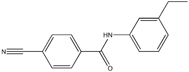 4-cyano-N-(3-ethylphenyl)benzamide Structure