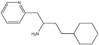 4-cyclohexyl-1-(pyridin-2-yl)butan-2-amine Structure