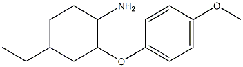 4-ethyl-2-(4-methoxyphenoxy)cyclohexanamine Structure