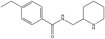 4-ethyl-N-(piperidin-2-ylmethyl)benzamide Structure