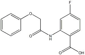 4-fluoro-2-(2-phenoxyacetamido)benzoic acid Structure