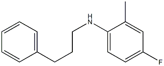 4-fluoro-2-methyl-N-(3-phenylpropyl)aniline 구조식 이미지
