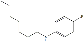 4-fluoro-N-(octan-2-yl)aniline 구조식 이미지