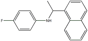 4-fluoro-N-[1-(naphthalen-1-yl)ethyl]aniline Structure