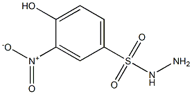 4-hydroxy-3-nitrobenzene-1-sulfonohydrazide 구조식 이미지