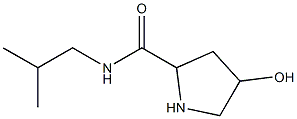 4-hydroxy-N-(2-methylpropyl)pyrrolidine-2-carboxamide 구조식 이미지