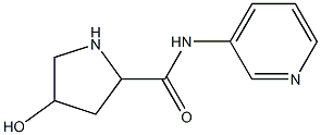 4-hydroxy-N-(pyridin-3-yl)pyrrolidine-2-carboxamide Structure
