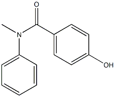 4-hydroxy-N-methyl-N-phenylbenzamide 구조식 이미지