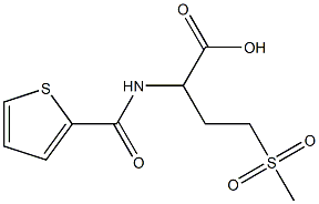 4-methanesulfonyl-2-(thiophen-2-ylformamido)butanoic acid Structure