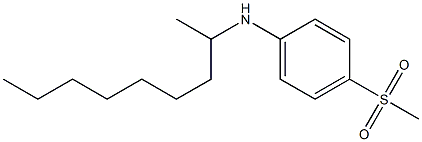 4-methanesulfonyl-N-(nonan-2-yl)aniline 구조식 이미지