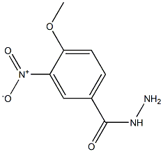 4-methoxy-3-nitrobenzohydrazide 구조식 이미지