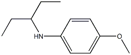 4-methoxy-N-(pentan-3-yl)aniline 구조식 이미지