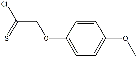 4-methoxyphenoxymethanecarbothioyl chloride Structure