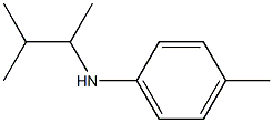 4-methyl-N-(3-methylbutan-2-yl)aniline Structure