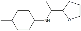 4-methyl-N-[1-(oxolan-2-yl)ethyl]cyclohexan-1-amine Structure