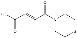 4-oxo-4-(thiomorpholin-4-yl)but-2-enoic acid 구조식 이미지