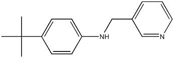 4-tert-butyl-N-(pyridin-3-ylmethyl)aniline Structure