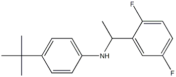 4-tert-butyl-N-[1-(2,5-difluorophenyl)ethyl]aniline 구조식 이미지