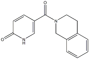 5-(1,2,3,4-tetrahydroisoquinolin-2-ylcarbonyl)-1,2-dihydropyridin-2-one 구조식 이미지