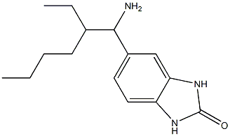 5-(1-amino-2-ethylhexyl)-2,3-dihydro-1H-1,3-benzodiazol-2-one Structure