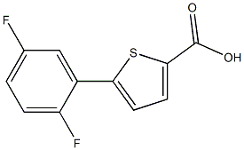 5-(2,5-difluorophenyl)thiophene-2-carboxylic acid Structure