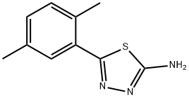 5-(2,5-dimethylphenyl)-1,3,4-thiadiazol-2-amine Structure