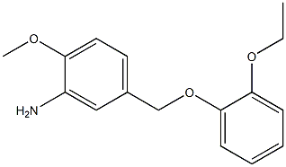 5-(2-ethoxyphenoxymethyl)-2-methoxyaniline 구조식 이미지