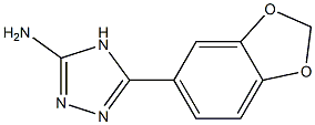 5-(2H-1,3-benzodioxol-5-yl)-4H-1,2,4-triazol-3-amine Structure