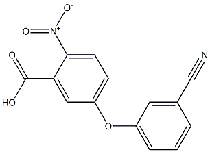 5-(3-cyanophenoxy)-2-nitrobenzoic acid Structure
